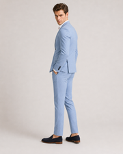 BRAVON Men's Light Blue Premium Blazer