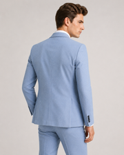 BRAVON Men's Light Blue Premium Blazer