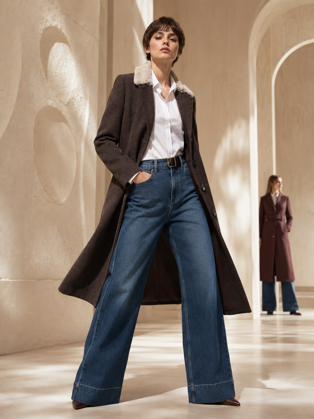 Built for the coat that leads the room.