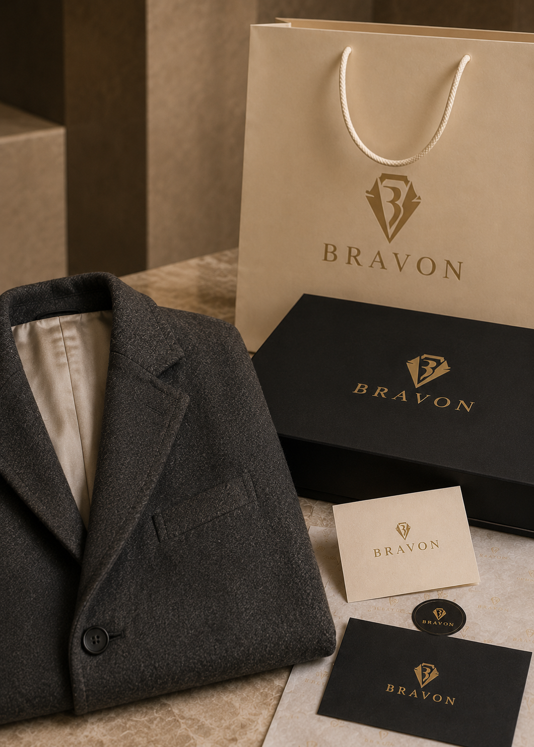 BRAVON coat detail